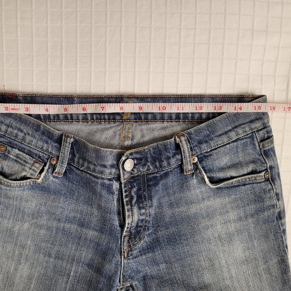 7 for all mankind blue jeans (30W) - Picture 7 of 8